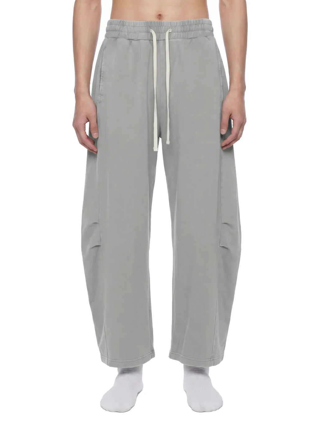 Unisex Mineral Wash Barrel Leg Pants